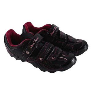 Women's Pearl Izumi Cycling Shoes W All Road Black Pink Exercise Size 41 (9.5)